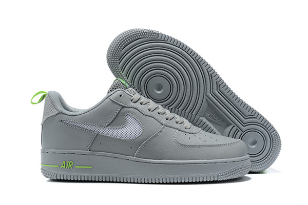 Men's Air Force 1 Grey Shoes 083 Men's Air Force 1 Grey Shoes 083